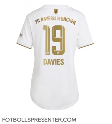Bayern Munich Alphonso Davies #19 Borta Matchtröja Dam 2022-23 Kortärmad